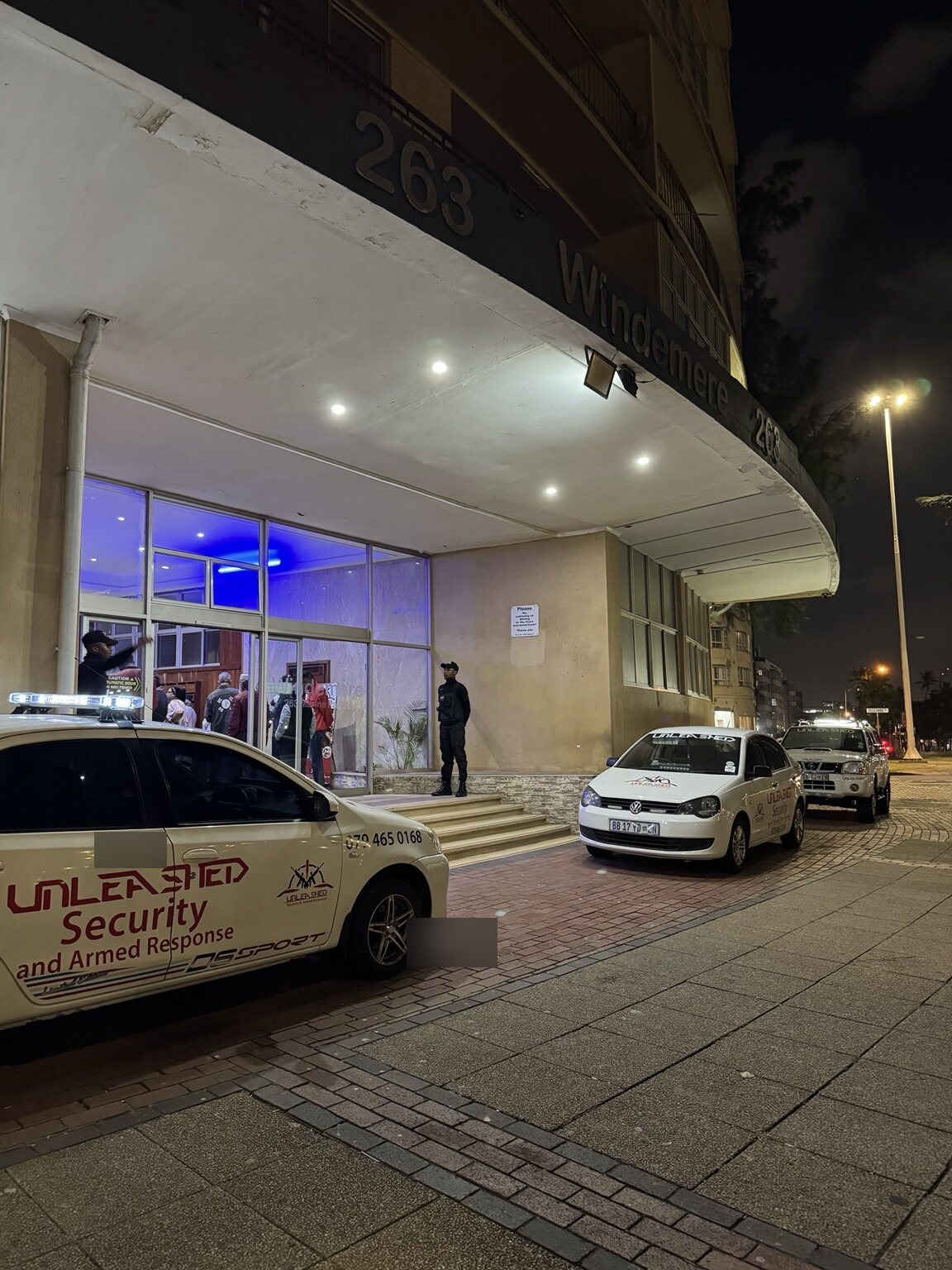 Unleashed Security office and patrol vehicles