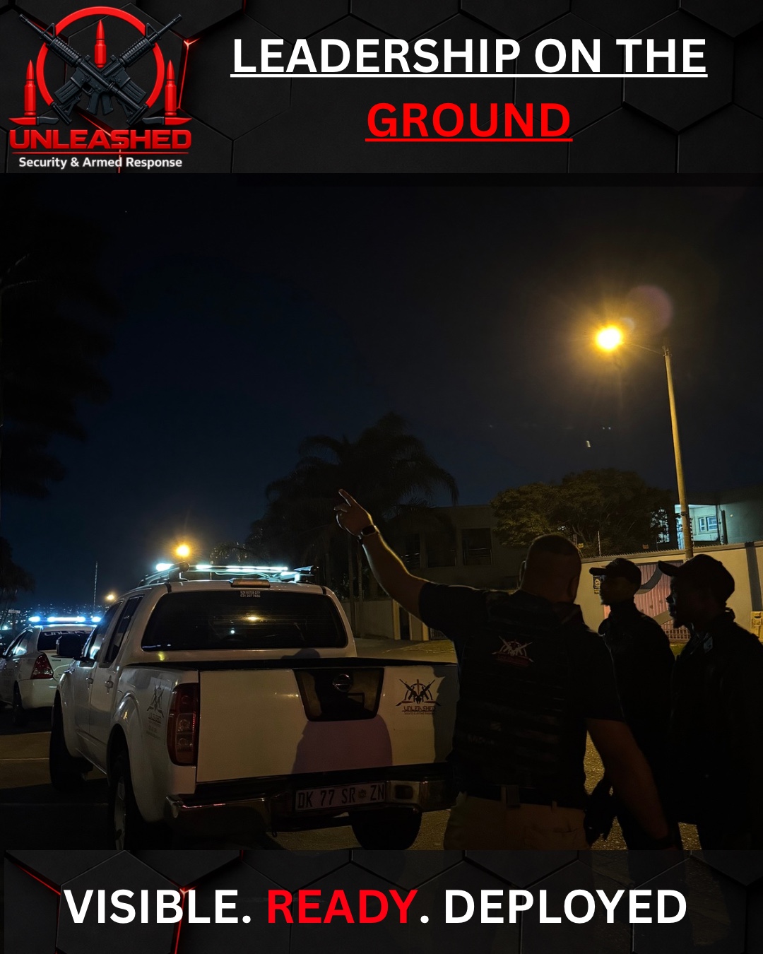 Leadership on the ground CEO night briefing advert