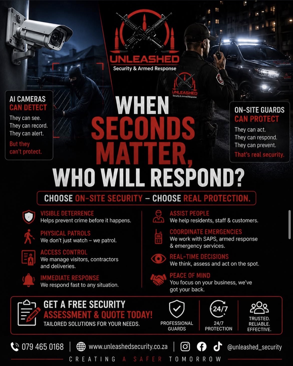 Free security assessment advert